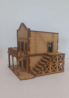 Dark Castle Terrain - Old West 2 Storey Building - Gap Games