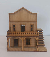 Dark Castle Terrain - Old West 2 Storey Building - Gap Games