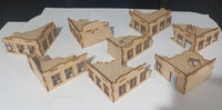 Dark Castle Terrain - Ruined City Buildings - 8 x Small - Gap Games