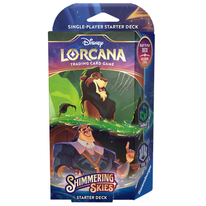 Disney Lorcana S5 Shimmering Skies Starter Deck - Amber Amethyst - Gap Games