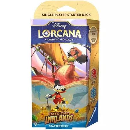 Disney Lorcana TCG Into The inklands - Ruby/Sapphire Starter Deck - Gap Games