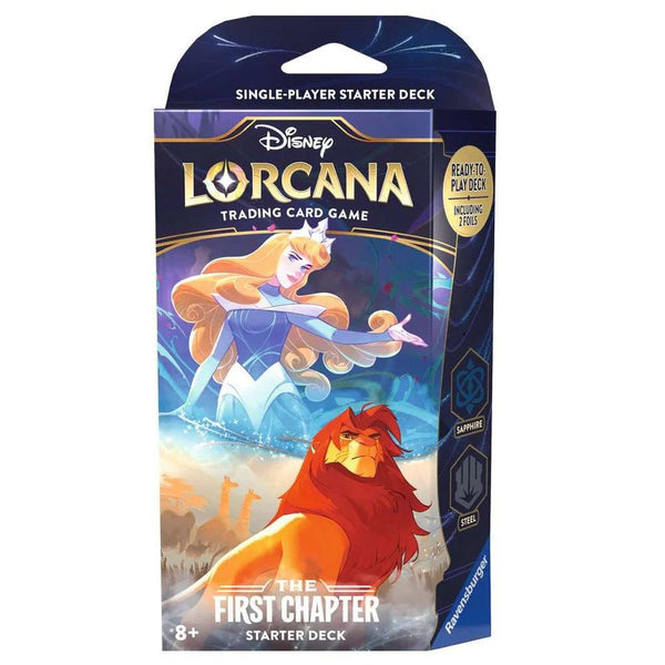 Disney Lorcana TCG The First Chapter Series 1 Starter Deck B Sapphire & Steel - Gap Games