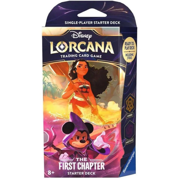 Disney Lorcana TCG The First Chapter Starter Deck Series 1 Deck A Amber & Amethyst - Gap Games