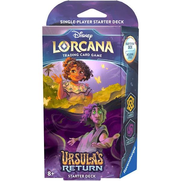 Disney Lorcana TCG Ursula's Return - Starter Deck (Amber & Amethyst) - Gap Games