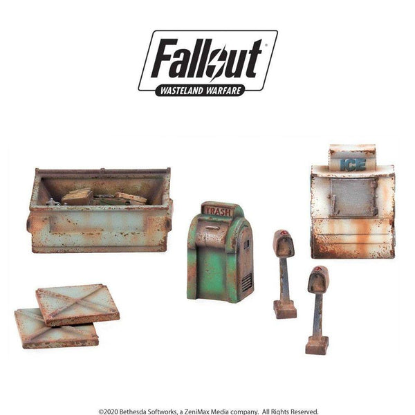 Fallout Wasteland Warfare - Boston Street Scatter - Gap Games