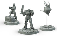 Fallout Wasteland Warfare Brotherhood of Steel Knight Captain Cade Paladin Danse - Gap Games