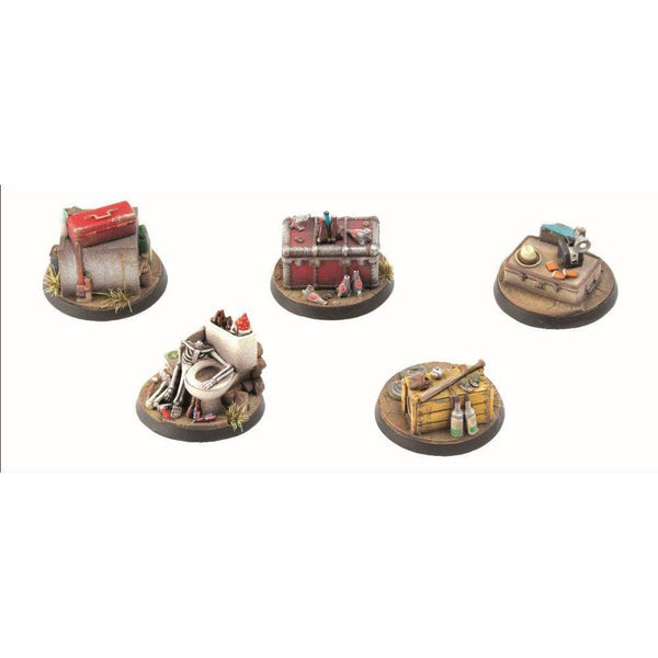 Fallout Wasteland Warfare Terrain Exp. Objective Markers 1 - Gap Games