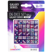 Gamegenic Galaxy Series - Nebula - D6 Dice Set 12 mm (36 pcs) - Gap Games