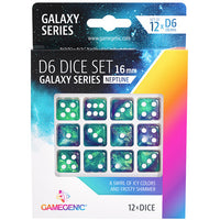 Gamegenic Galaxy Series - Neptune - D6 Dice Set 16 mm (12 pcs) - Gap Games