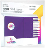 Gamegenic Matte Prime Card Sleeves Purple (66mm x 91mm) (100 Sleeves Per Pack) - Gap Games