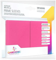 Gamegenic Prime Card Sleeves Pink (66mm x 91mm) (100 Sleeves Per Pack) - Gap Games