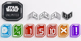 Gamegenic Star Wars Unlimited Acrylic Tokens - Pre-Order - Gap Games