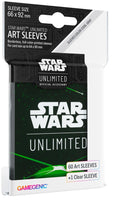 Gamegenic Star Wars Unlimited Art Sleeves - Card Back Green - Gap Games