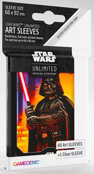 Gamegenic Star Wars Unlimited Art Sleeves - Darth Vader - Pre-Order - Gap Games