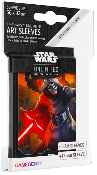 Gamegenic Star Wars Unlimited Art Sleeves - Kylo Ren - Gap Games