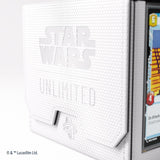 Gamegenic Star Wars Unlimited Double Deck Pod - White/Black - Pre-Order - Gap Games