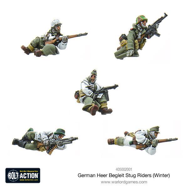 German Heer Begleit Stug riders (Winter) - Gap Games