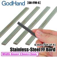 Godhand: Backing Boards - Stainless-Steel FF Board 6mm (Set of 4) - Gap Games