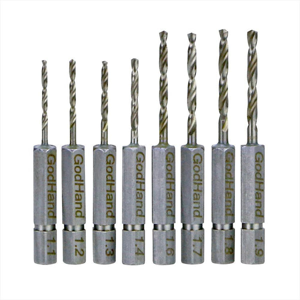 Godhand: Bits - Quick Attachable Drill Bit (Set C) (8 pcs set) - Gap Games