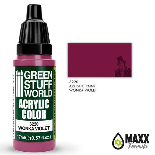 GREEN STUFF WORLD Acrylic Color - Wonka Violet 17ml - Gap Games