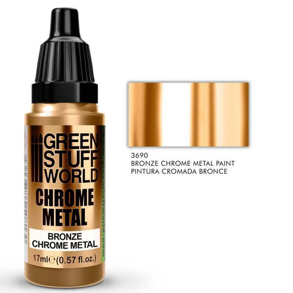 GREEN STUFF WORLD Chrome Metal - Bronze 17ml - Gap Games