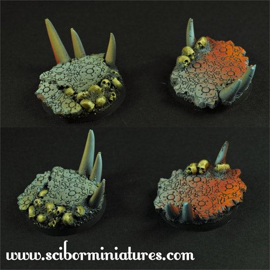 Hell 40mm round bases set1 (2) - Gap Games