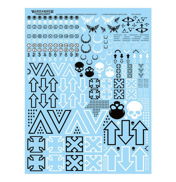 Horus Heresy: Legiones Astartes Vehicle Markings Transfer Sheet - Gap Games