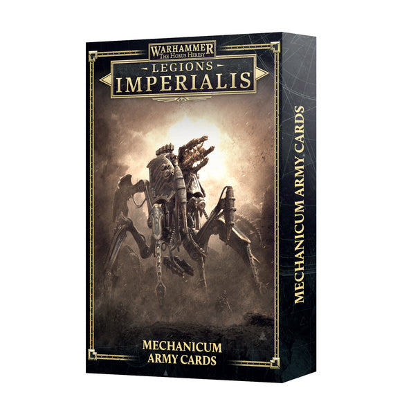 Legions Imperialis: Mechanicum Army List Cards - Pre-Order