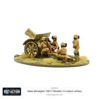 Italian Bersaglieri 100/17 Modello 14 medium artillery - Gap Games