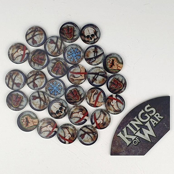 Kings of War: Game token set and Arc Template - Gap Games