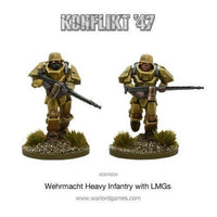 Konflikt '47 German Heavy Infantry With LMGs - Gap Games