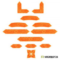 KROMLECH Chaos Deployment Zone Markers Set - Orange - Gap Games