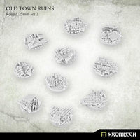 KROMLECH Old Town Ruins Round 25mm Set 2 (10) - Gap Games