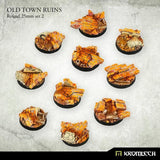 KROMLECH Old Town Ruins Round 25mm Set 2 (10) - Gap Games