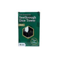 LPG Seethrough Dice Tower - Black - Gap Games