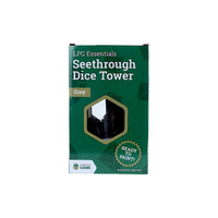 LPG Seethrough Dice Tower - Grey - Gap Games