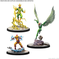 Marvel Crisis Protocol Miniatures Game Electro & Sandman & Shocker & Vulture - Pre-Order - Gap Games