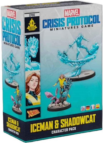 Marvel Crisis Protocol Miniatures Game Iceman & Shadowcat - Gap Games