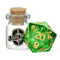 MDG Individual d20 Elixir Liquid Core Dice: Aegis of Hope - Gap Games