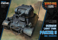 Meng German Light Tank Panzer II (Cartoon Model) Plastic Model Kit - Gap Games