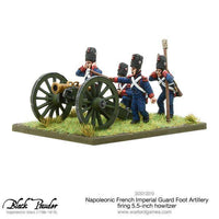 Napoleonic French Imperial Guard Foot Artillery Firing Howitzer - Gap Games