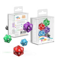 Oakie Doakie Dice D20 Spindown Speckled Selection 22mm (5) - Gap Games