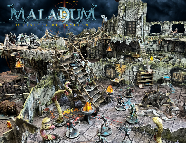 Battle Systems: Maladum Dungeons of Enveron + Fantasy Dungeon Terrain KickStarter Bundle