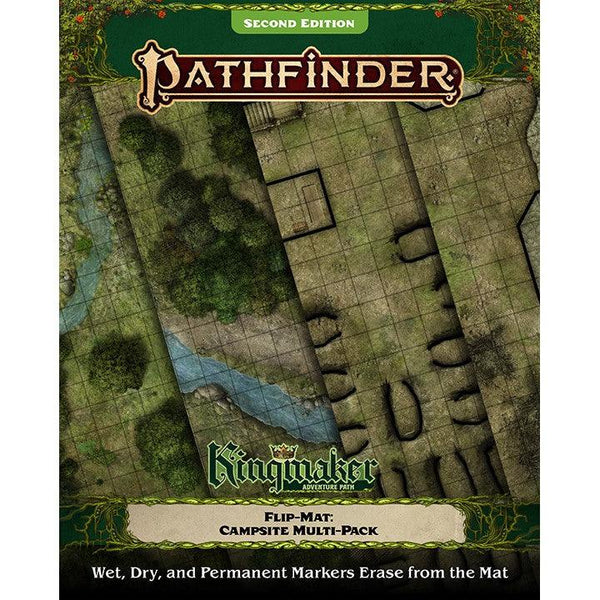 Pathfinder Accessories Flip-Mat: Kingmaker Adventure Path Campsite Multi-Pack - Gap Games