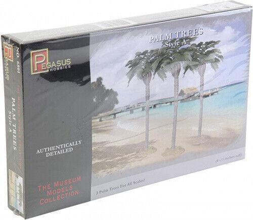 Pegasus Hobbies Fan Leaf Palm Trees 20cm - 1.3cm (3) PGH6501. Pegasus Hobby - Gap Games