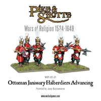 Pike and Shotte Ottoman Janissary Halberdiers Advancing - Gap Games