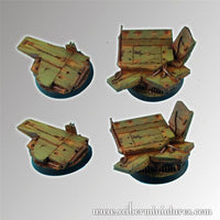 Platforms round bases 40mm set#1 (2) - Gap Games