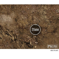 PWORK Wargames - Arid Plain - Wargames Terrain Mat - Gap Games