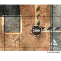 PWORK Wargames - Aurora Complex - Wargames Terrain Mat - Gap Games