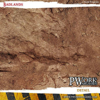 PWORK Wargames - Badlands - Wargames Terrain Mat - Gap Games